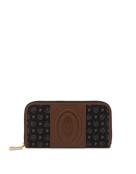 Zip Around Heritage 70 Wallet Black/brown