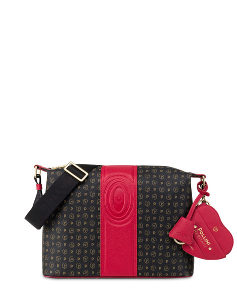 Borsa A Spalla Heritage 70 Nero/rosso.