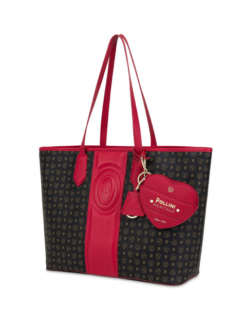 Shopping Bag Heritage 70 Nero/rosso