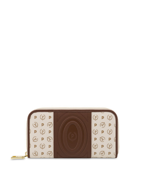 Zip Around Heritage 70 Wallet Ivory/brown