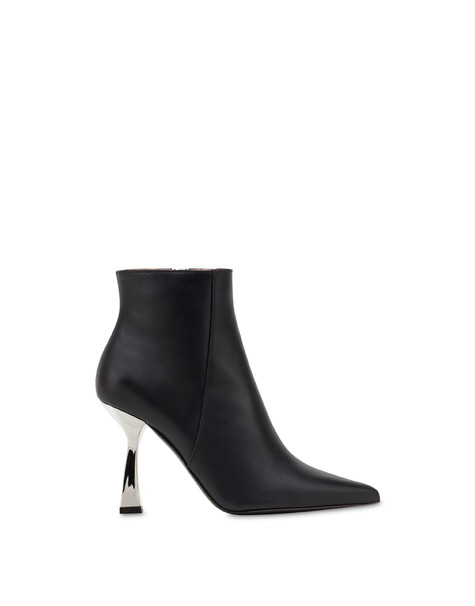 Advance Ivory Nappa Leather Ankle Boots Black/silver