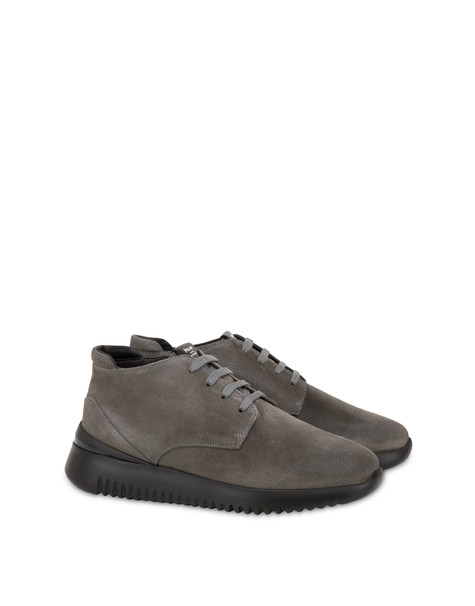 Desert Boot In Crosta Norfolk Grigio