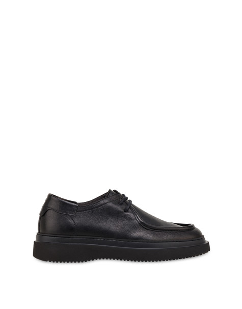 Convy Derby In Oiled Suede Black