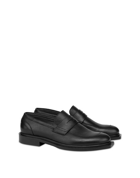 Lighthouse Calfskin Loafers Black