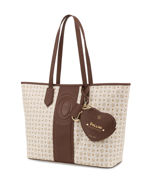 Shopping Bag Heritage 70 Avorio/marrone