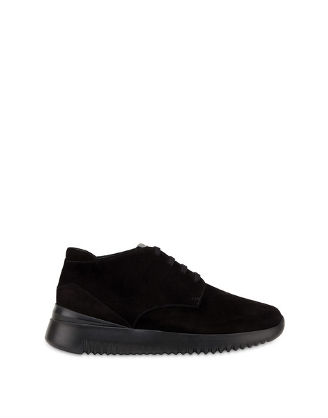 Desert Boot In Crosta Norfolk Nero