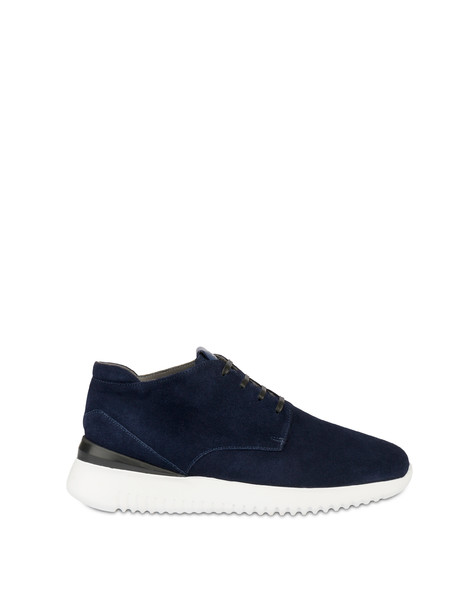 Desert Boot In Crosta Norfolk Blu