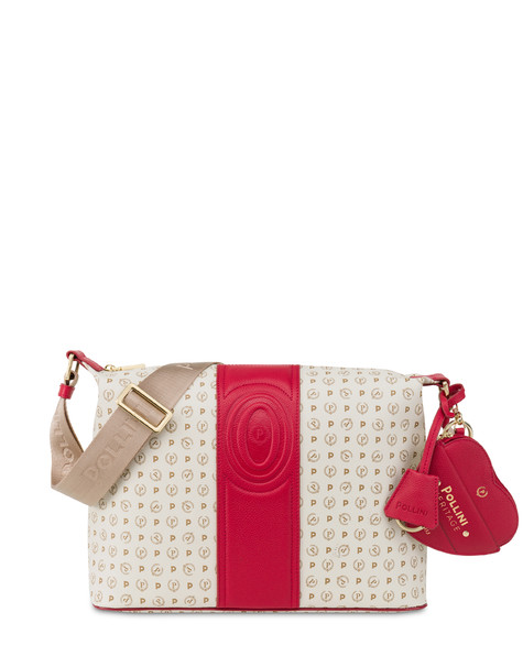 Heritage 70 Shoulder Bag Ivory/red