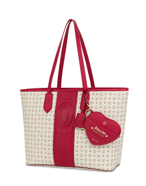 Heritage 70 Shopping Bag Ivory/red