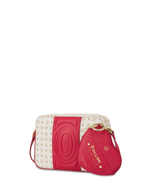 Borsa A Tracolla Heritage 70 Avorio/rosso.