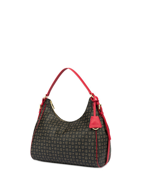 Hobo Bag Heritage Pvc Nero/lacca