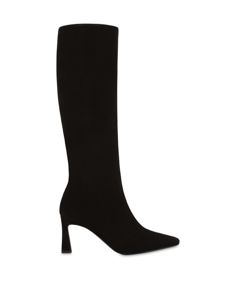 Sissi Suede Boots Black