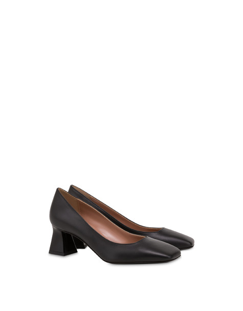 Nina Calfskin Pump Black