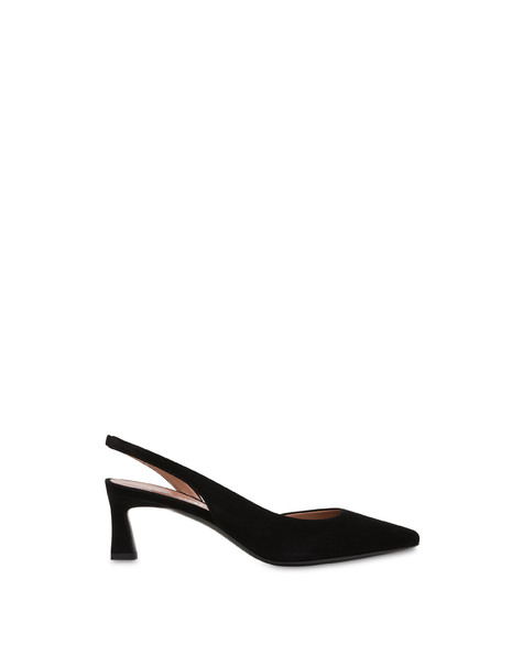 Sissi Suede Slingbacks Black