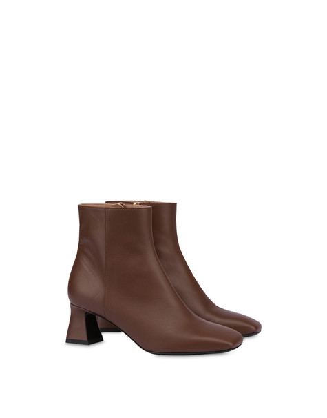 Nina Nappa Leather Boots Wood