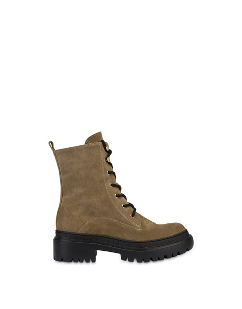 Combat Boot In Crosta Winter Step Sabbia