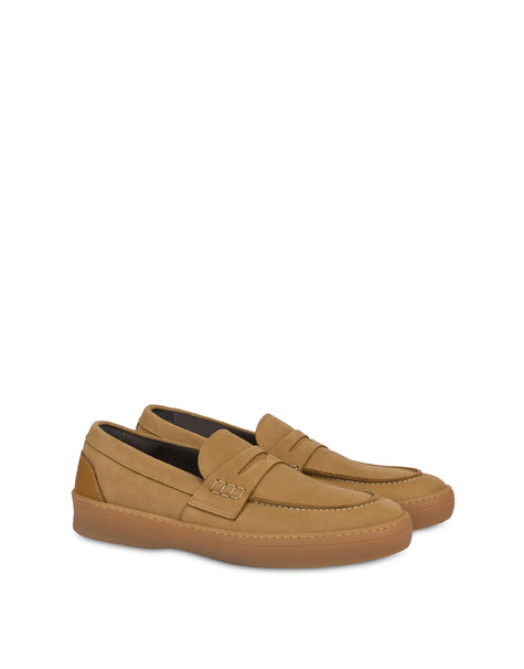 Hunter Hydro Nubuck Loafers Camel/hide