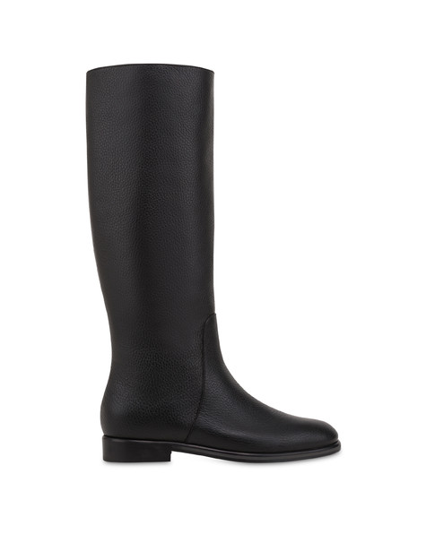 Core Flat Calfskin Boot Black