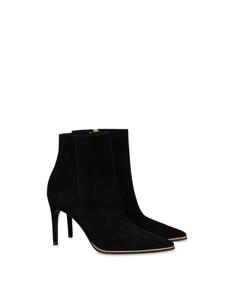 Attitude Suede Ankle Boots Black