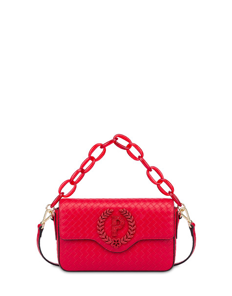 Candy Bag Con Maxi Catena Rosso