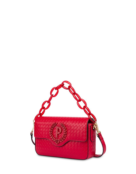 Candy Bag Con Maxi Catena Rosso