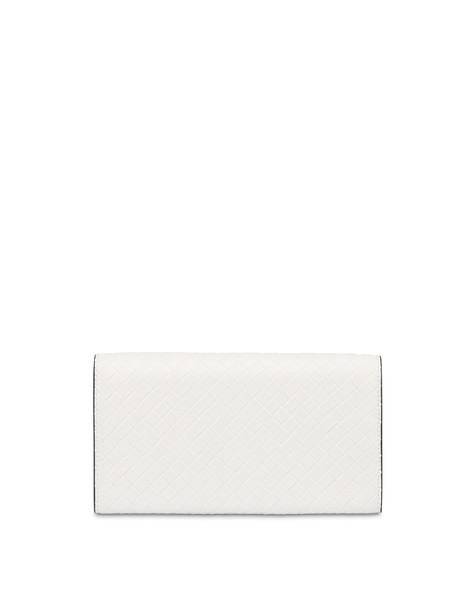 On Chain Wallet Woven Print Wallet Ivory/ivory