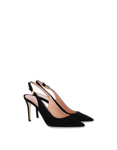 Essential Suede Slingback Black