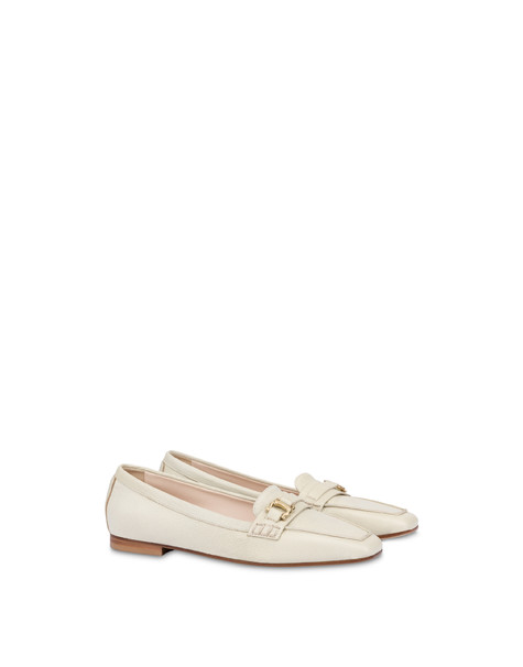 Uptown Goatskin Loafers Beige