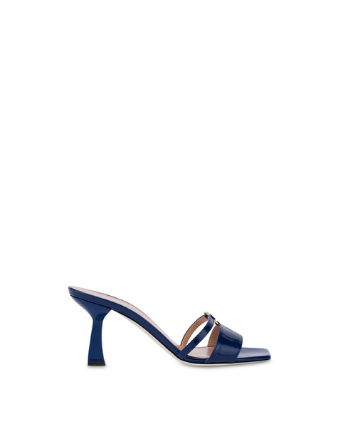 Mules Con Tacco In Vernice Advance Navy