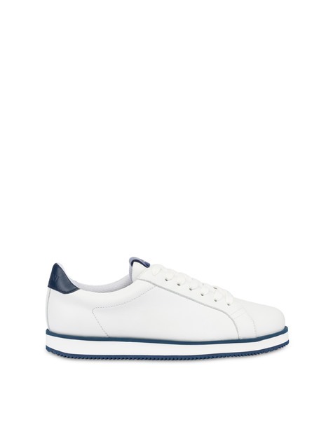 Monterey Calf Leather Sneakers White/blue