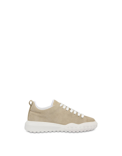 Runabout Split Leather Sneakers Sand