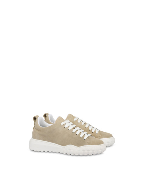 Sneakers In Crosta Runabout Sabbia