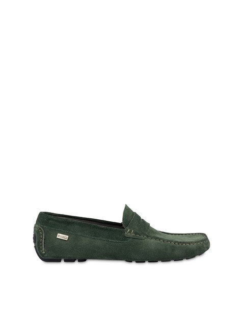 Eazy Split-leather Moccasins Green