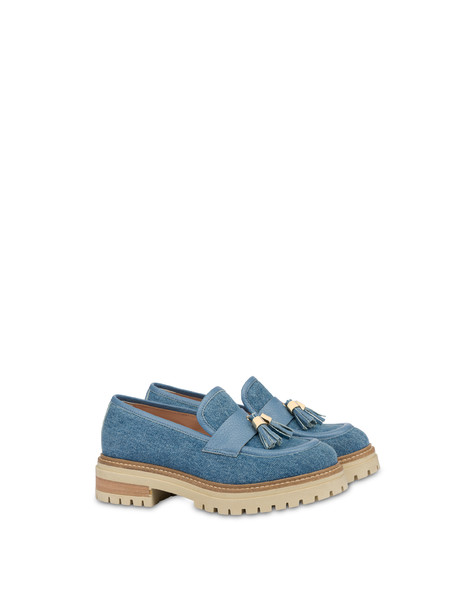 Mocassini In Denim Moorland Denim/sky