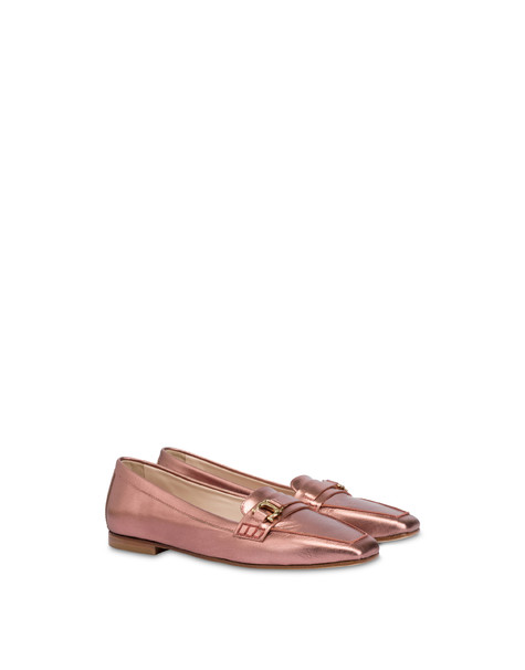 Uptown Metallic Nappa Leather Loafers Pink