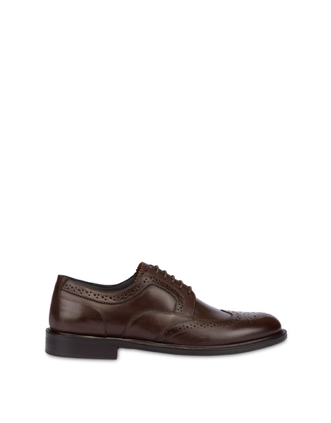 1920 Calfskin Derbies With Broguing Dark Brown