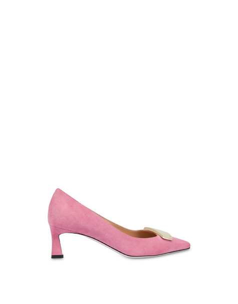 Bullion Suede Pump Pink