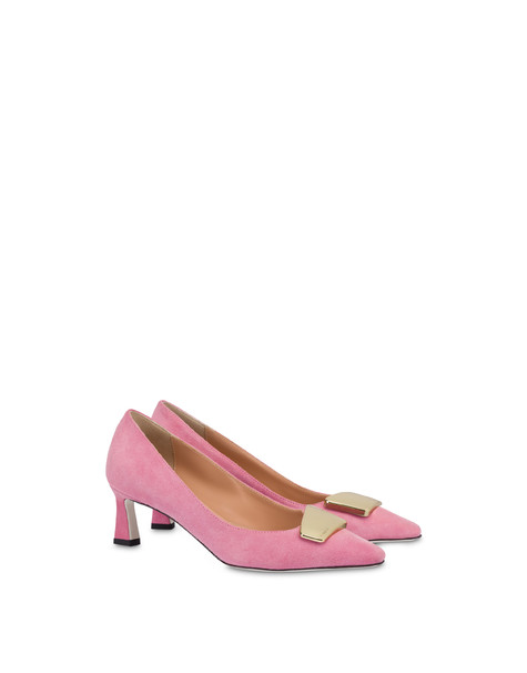 Bullion Suede Pump Pink