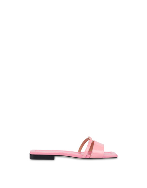 Advanced Patent Leather Mules Pink