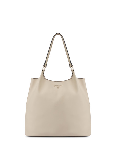 Borsa Doppio Manico Tissue Ecru