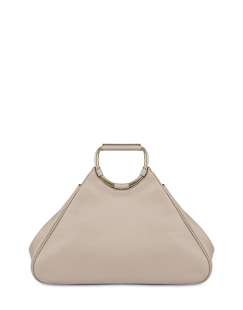 Borsa Doppio Manico In Vitello Armour Taupe