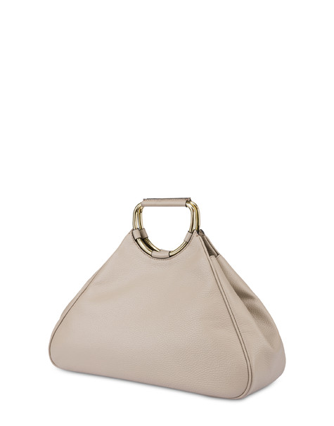 Borsa Doppio Manico In Vitello Armour Taupe