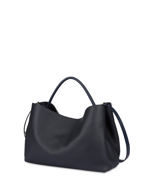 Marlene Double-handle Tumbled Calfskin Bag 