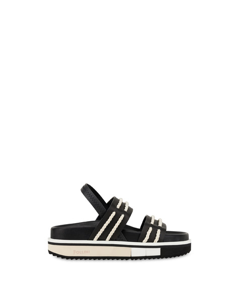 Sandali In Vacchetta Cheyenne Black