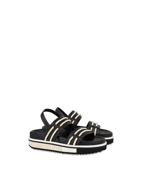 Sandali In Vacchetta Cheyenne Black