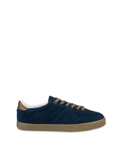 Sneakers In Crosta Venice Blu