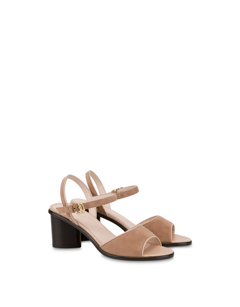 Outline Suede Sandals 