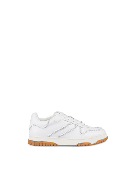 Artisan Sandy Calfskin Sneakers Cloud/cloud