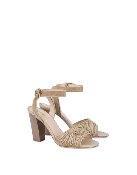 Prestige Split Leather Sandals Sand