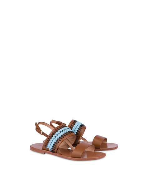 Rodeo Calfskin Flat Sandals Rodeo